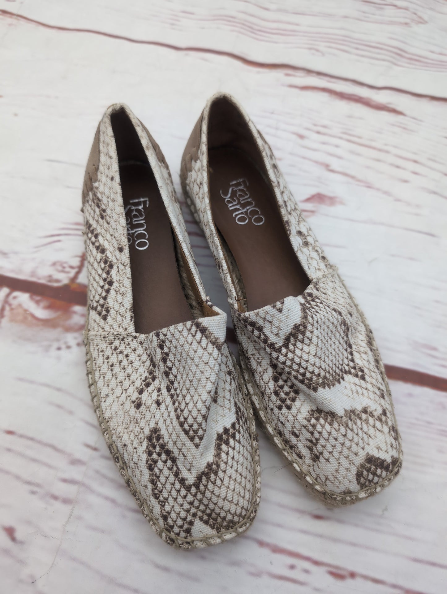 Shoes Flats Other By Franco Sarto In Snakeskin Print, Size: 7