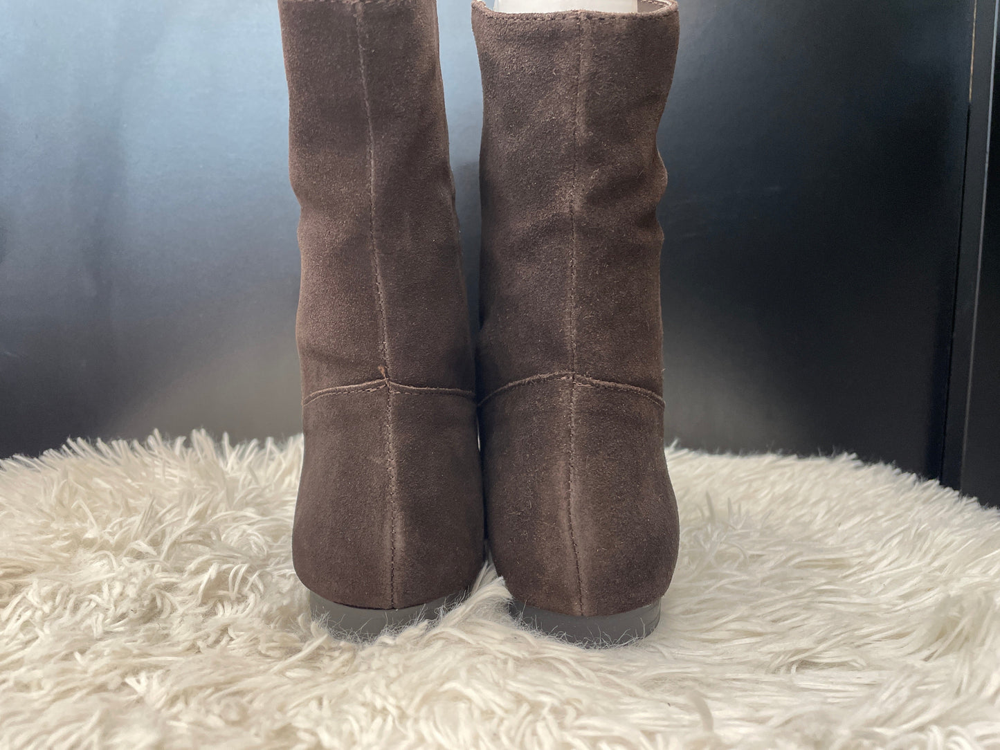 Brown Boots Mid-calf Flats Style And Company, Size 8