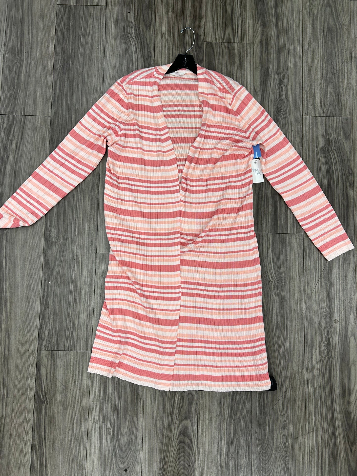 Cardigan By Time And Tru In Pink, Size: 3x