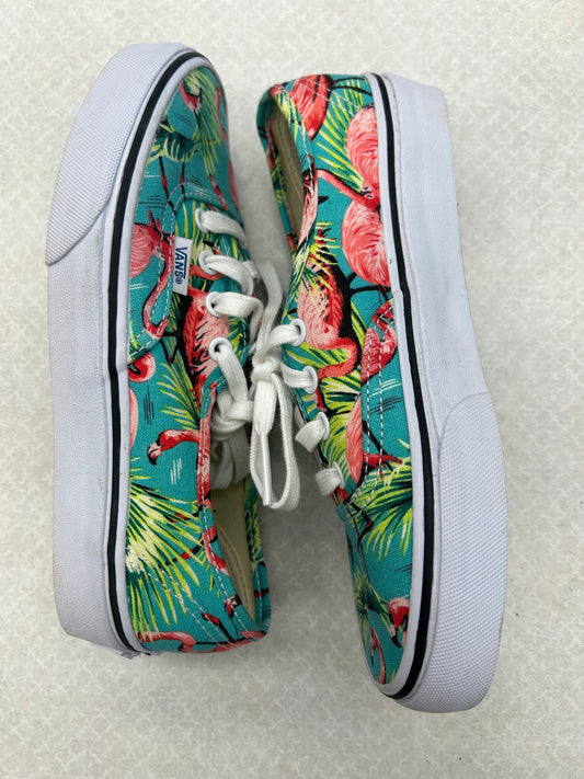 Shoes Sneakers By Vans In Tropical, Size: 6