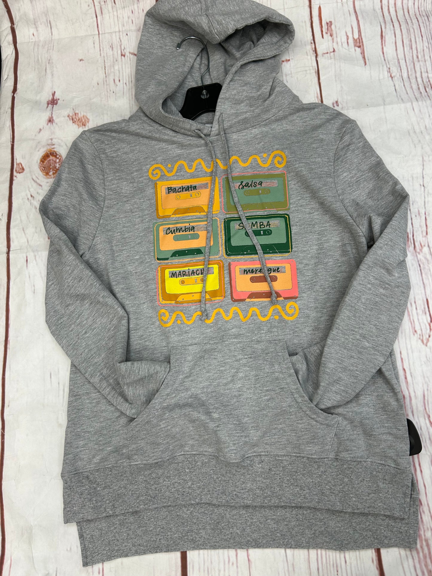 Sweatshirt Hoodie By Sonoma In Grey, Size: S