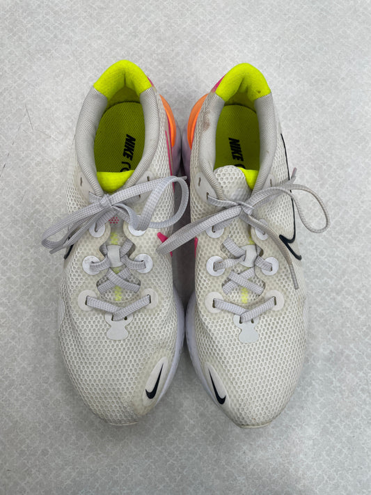 Shoes Athletic By Nike Apparel In Pink & White, Size: 10