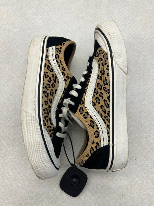 Shoes Sneakers By Vans In Leopard Print, Size: 6