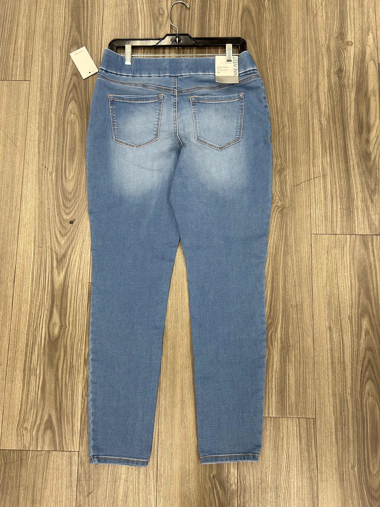 Jeans Skinny By Nine West In Blue Denim, Size: 10