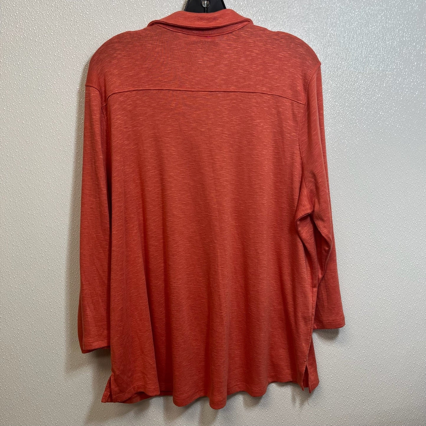 Top Long Sleeve By Sonoma In Terracotta, Size: Xxl