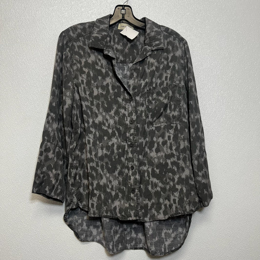 Top Long Sleeve By Cloth And Stone In Animal Print, Size: M