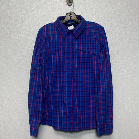 Top Long Sleeve By Columbia In Plaid, Size: Xl