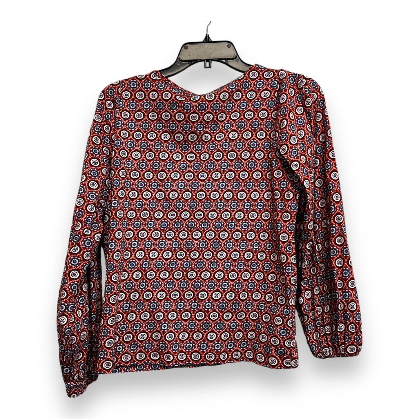 Top Long Sleeve By Loft In Paisley Print, Size: M