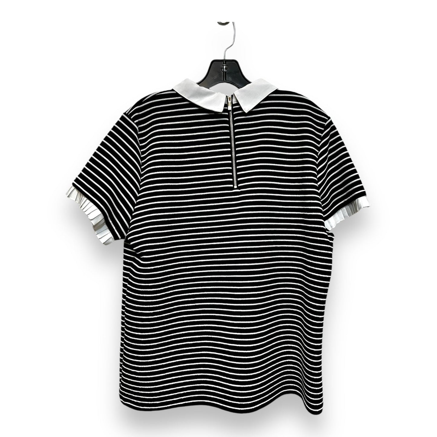 Top Short Sleeve By Karl Lagerfeld In Striped Pattern, Size: Xl