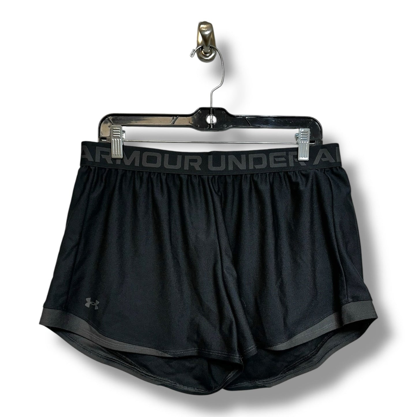 Athletic Shorts By Under Armour In Black, Size: L