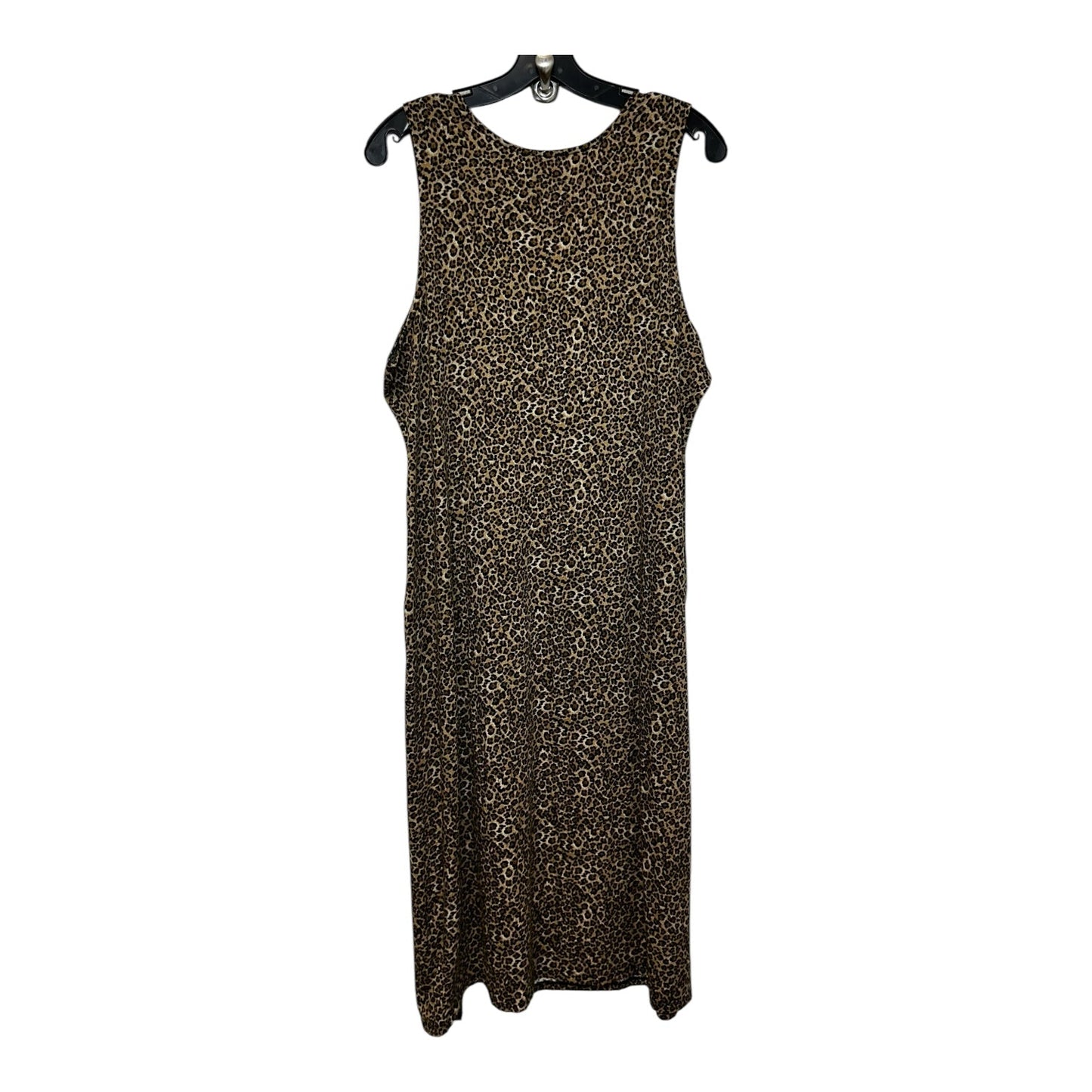 Dress Designer By Michael Kors In Leopard Print, Size: 0x