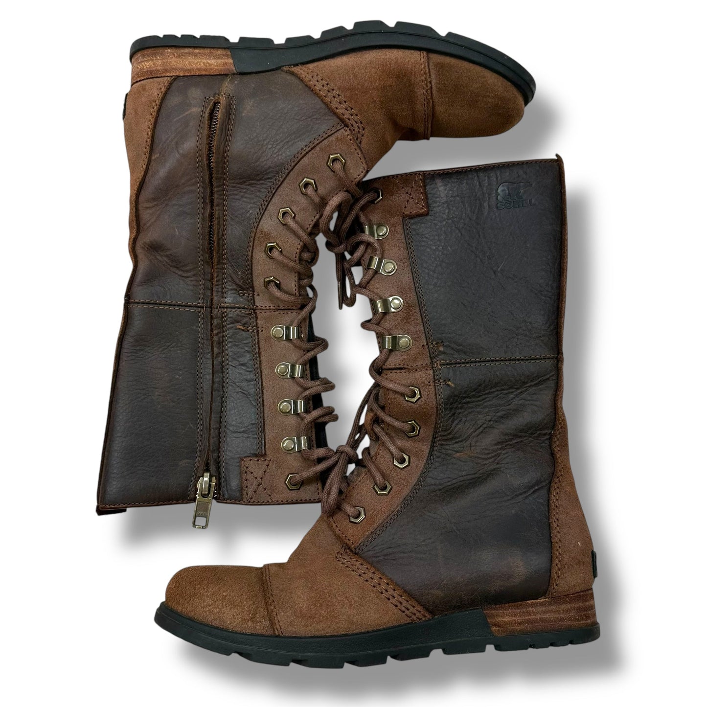 Boots Designer By Sorel In Brown, Size: 7