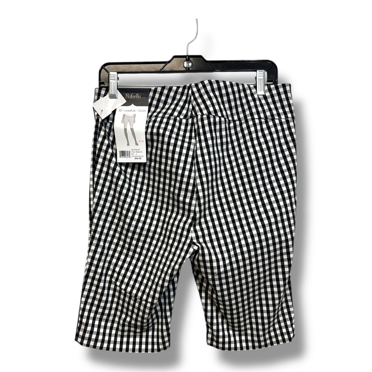 Shorts By Rafaella In Checkered Pattern, Size: 10