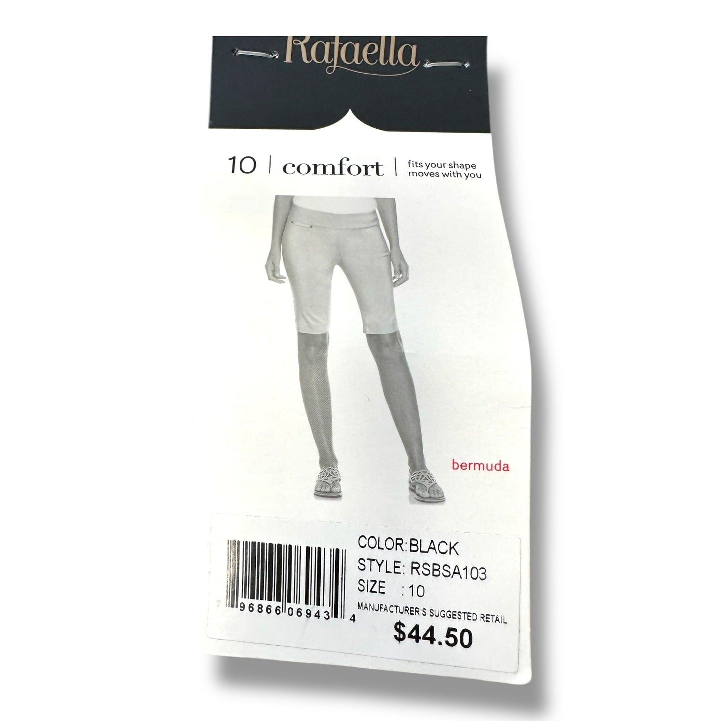 Shorts By Rafaella In Checkered Pattern, Size: 10