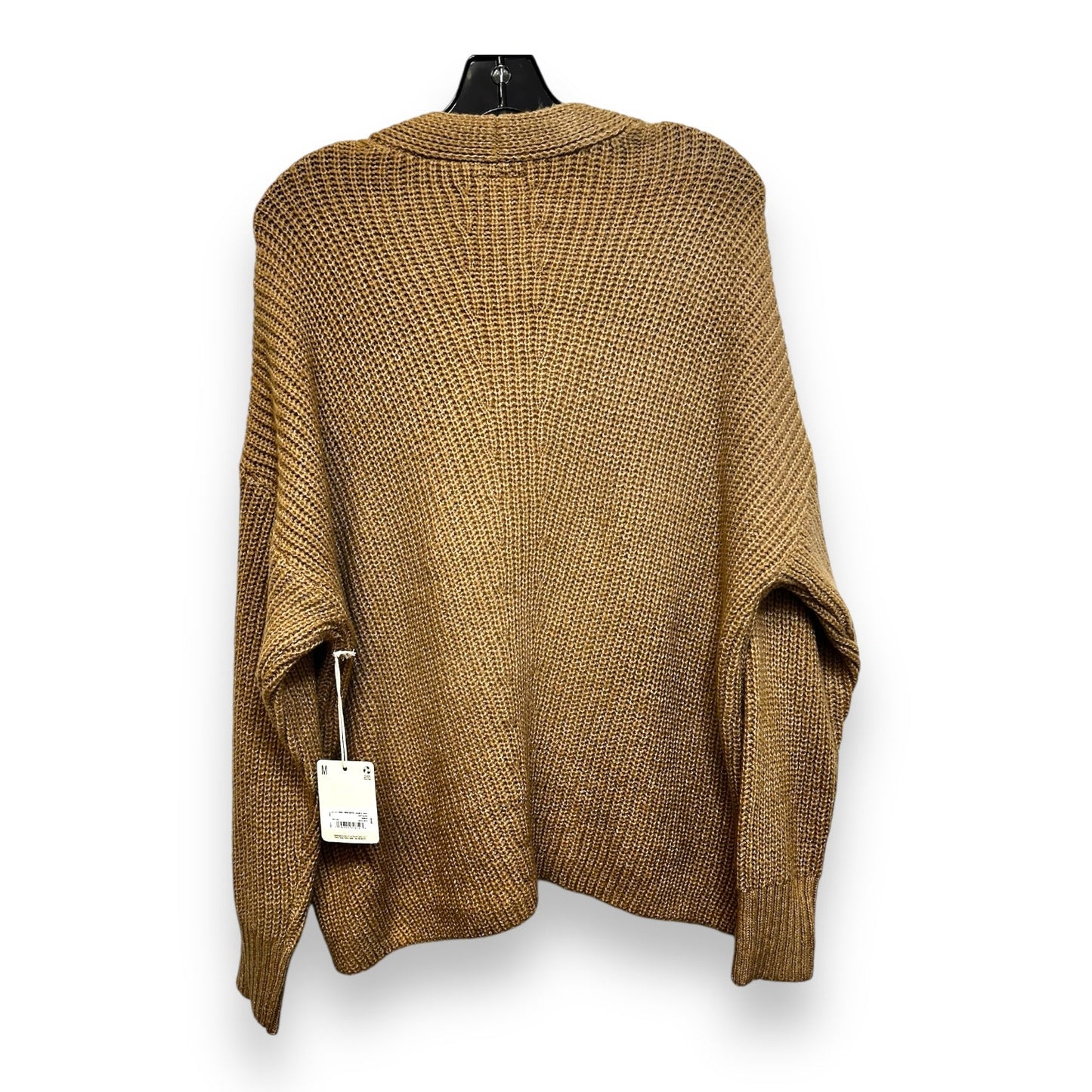 Sweater Cardigan By Ana In Tan, Size: M