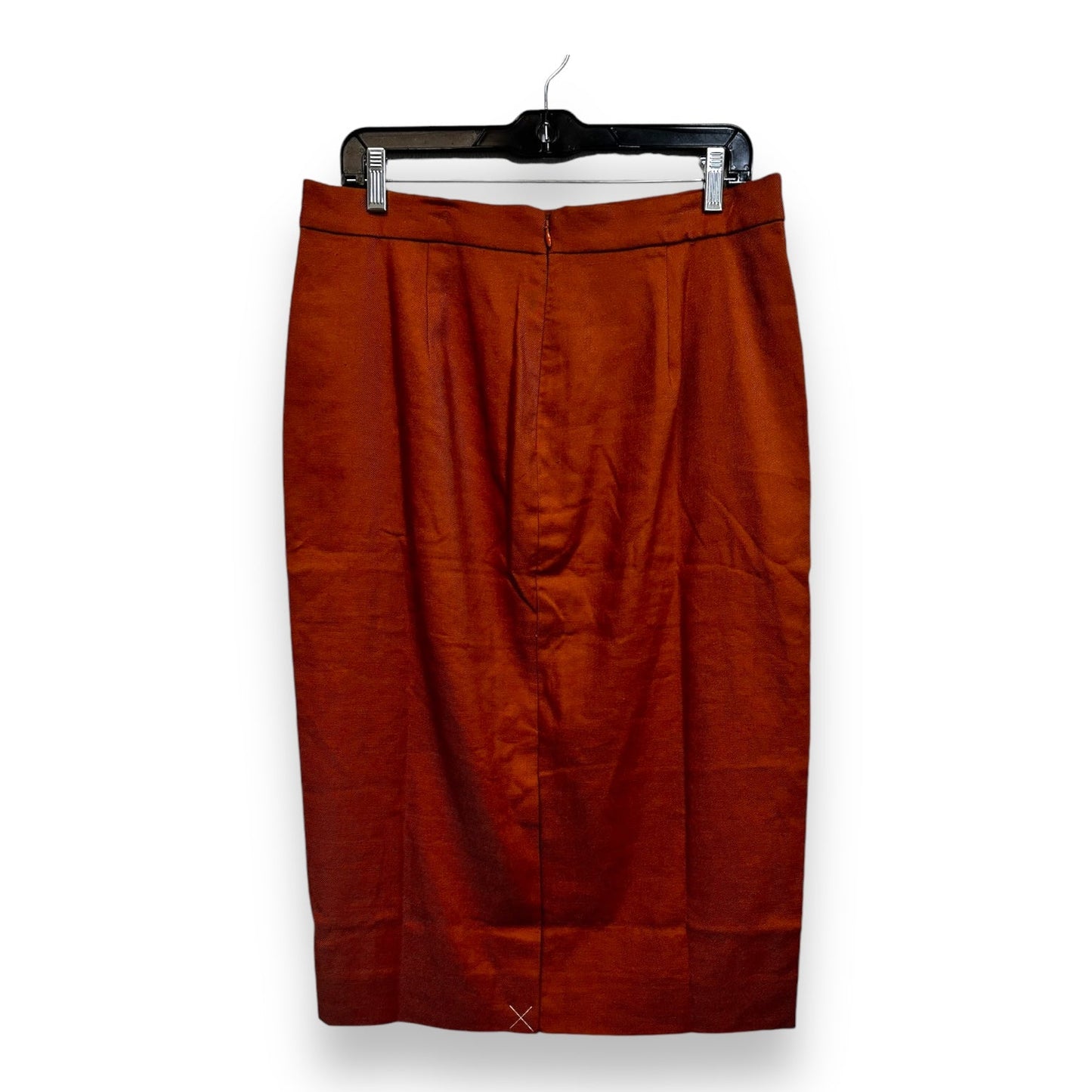 Skirt Midi By J Crew In Rust, Size: 10