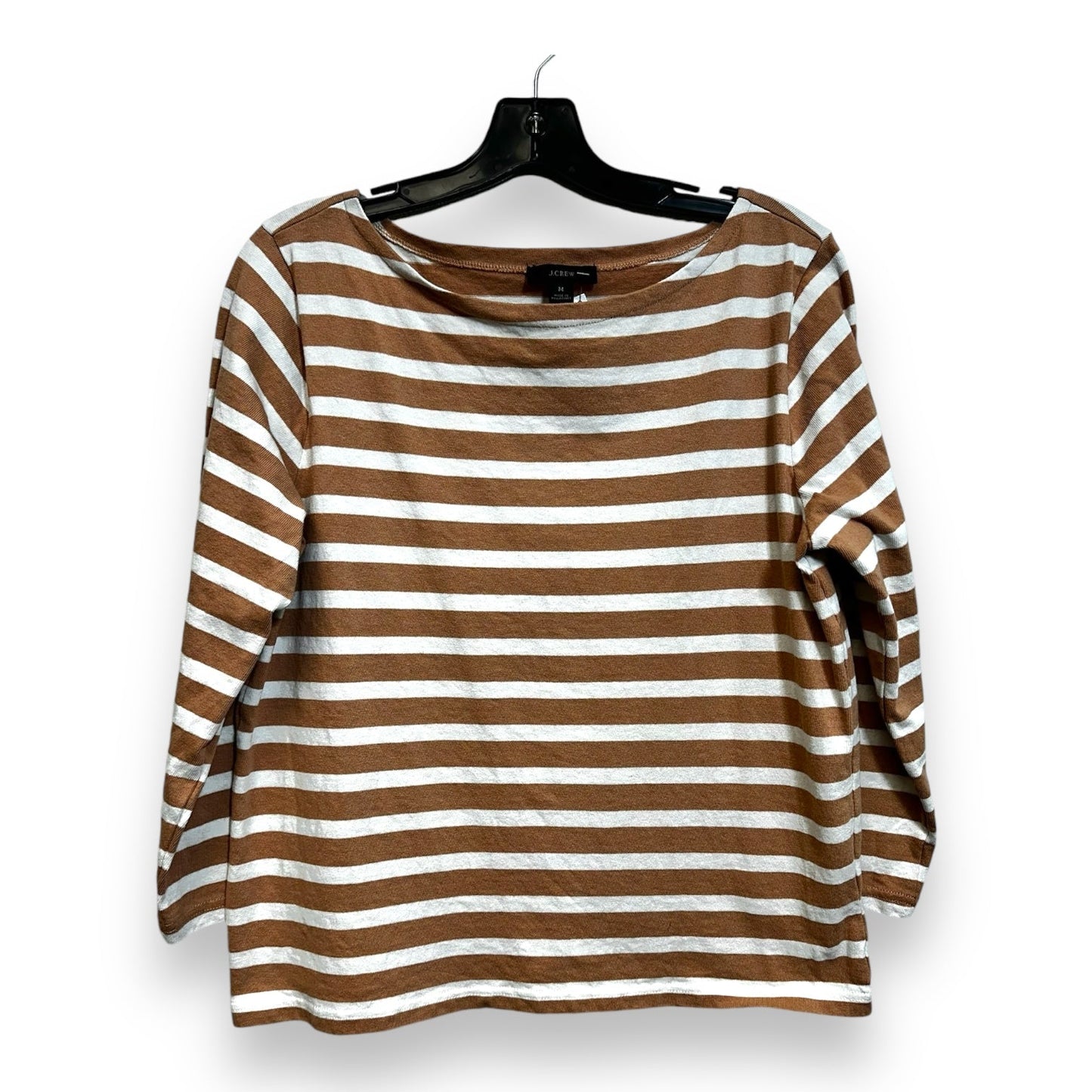 Top Long Sleeve By J. Crew In Striped Pattern, Size: M