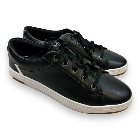 Shoes Sneakers By Sperry In Black, Size: 9