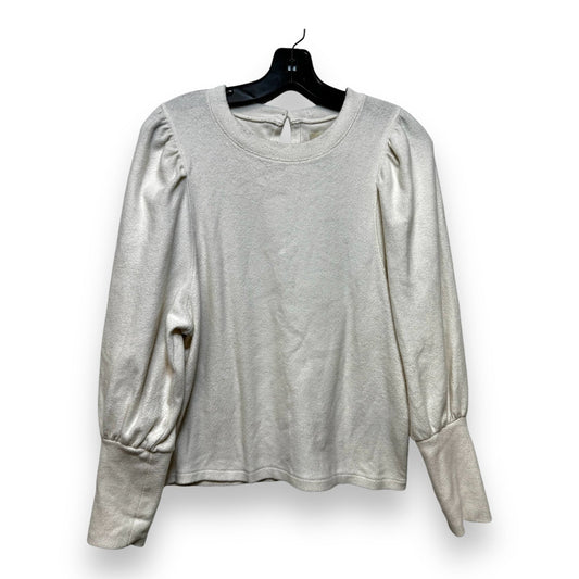 Top Long Sleeve Basic By Madewell In White, Size: M