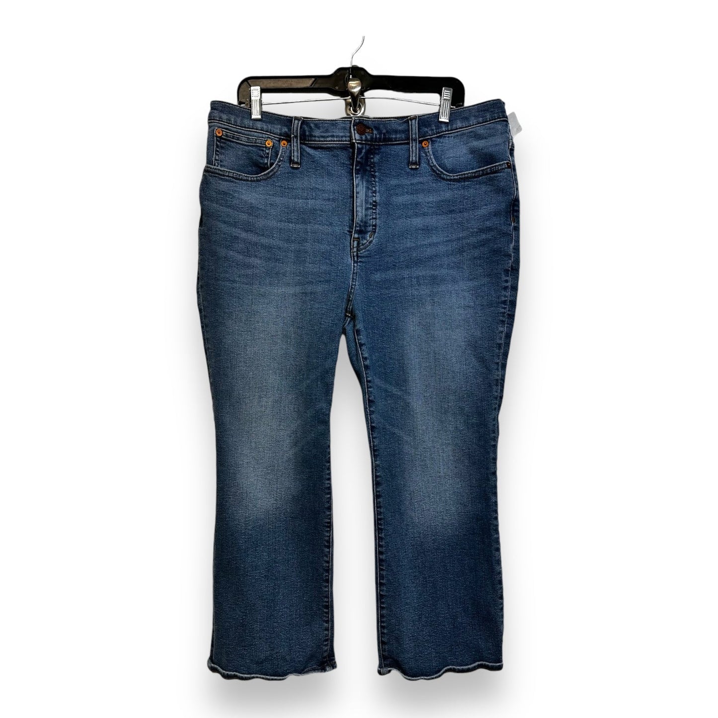 Jeans Straight By Madewell In Denim, Size: 16 P