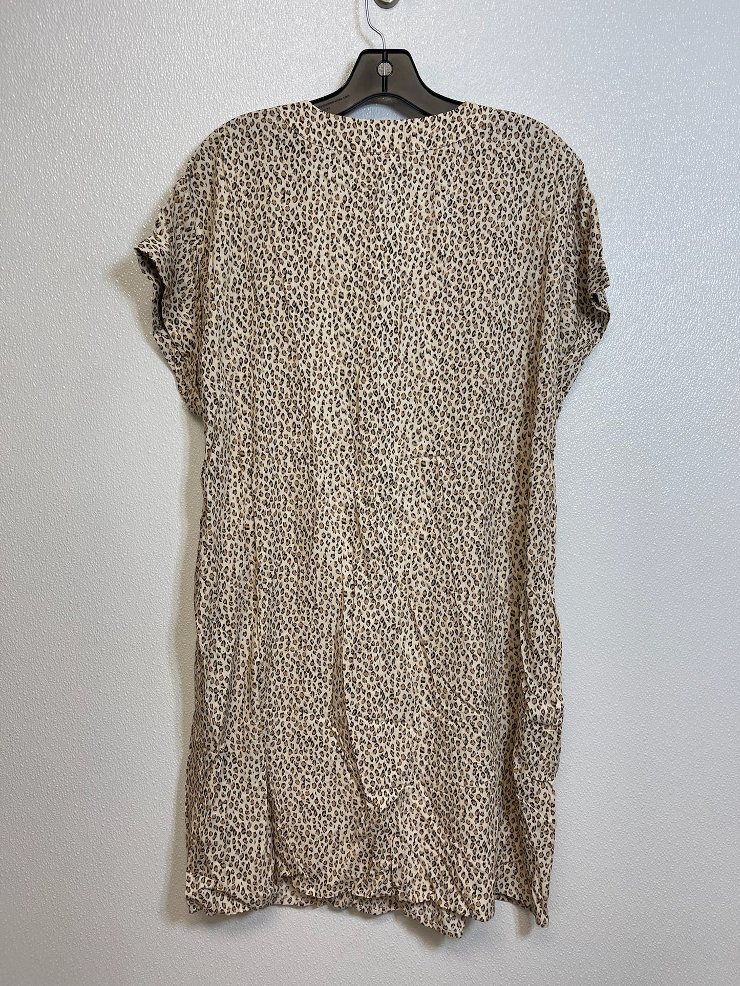 Leopard Print Dress Casual Short Gap O, Size L