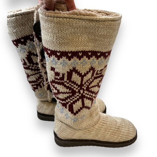 Boots Snow By Muk Luks In Tan, Size: 7