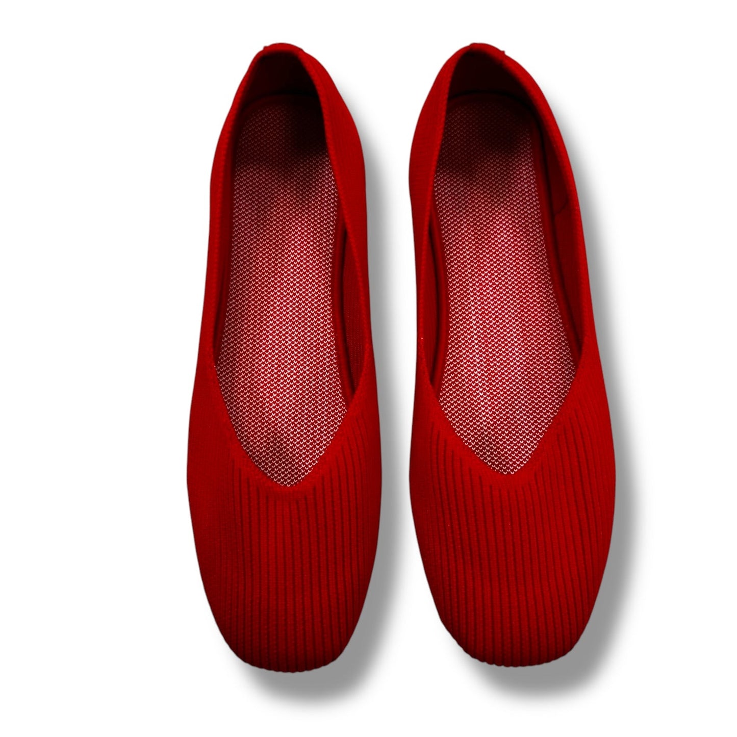 Shoes Flats By Clothes Mentor In Red, Size: 8