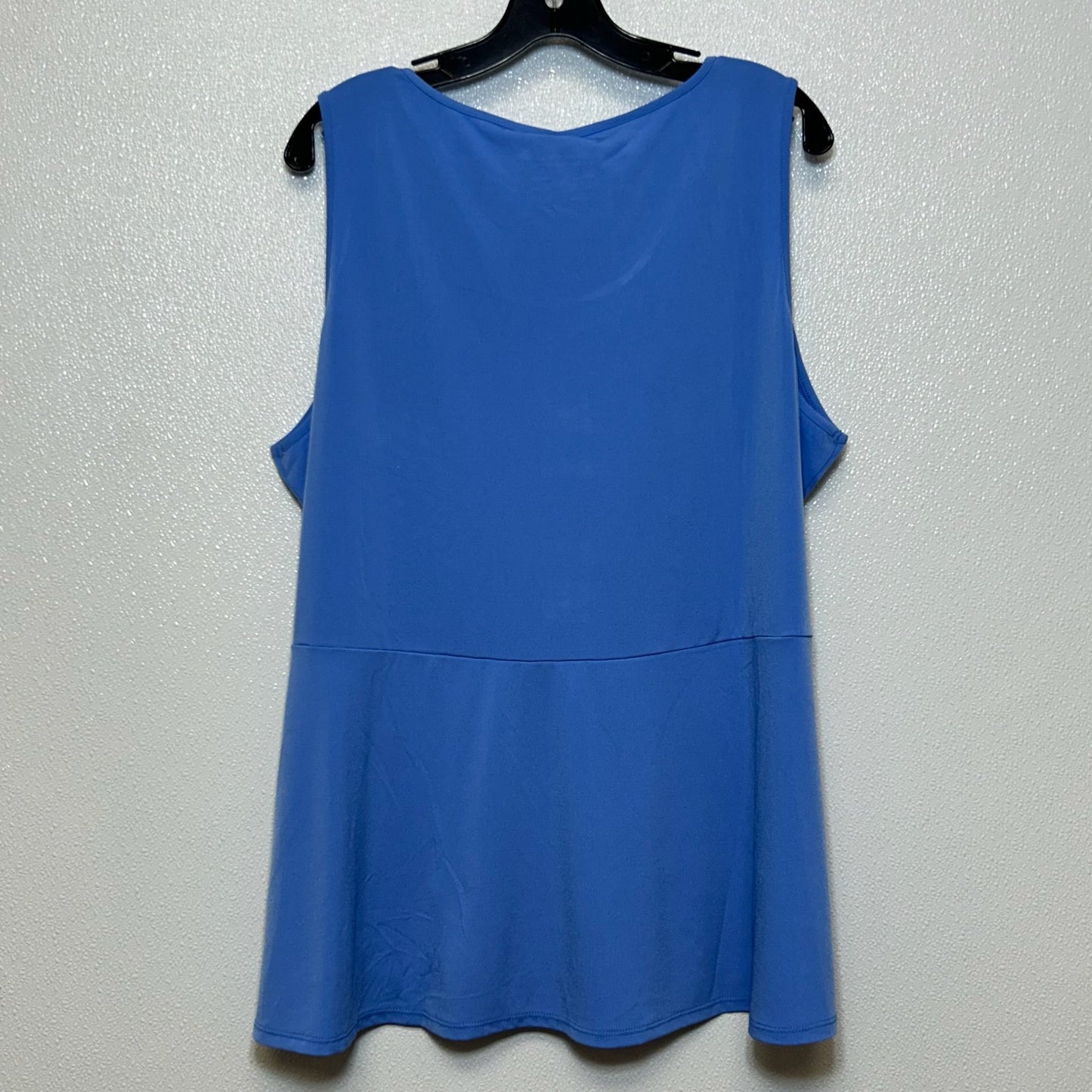 Top Sleeveless By Susan Graver In Blue, Size: 2x