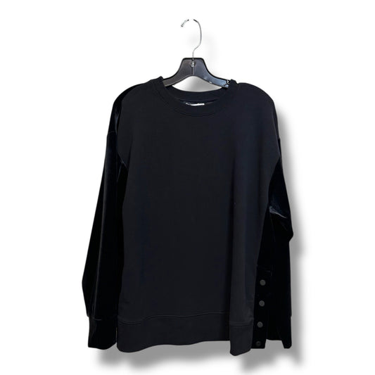 Sweatshirt Crewneck By Athleta In Black, Size: M