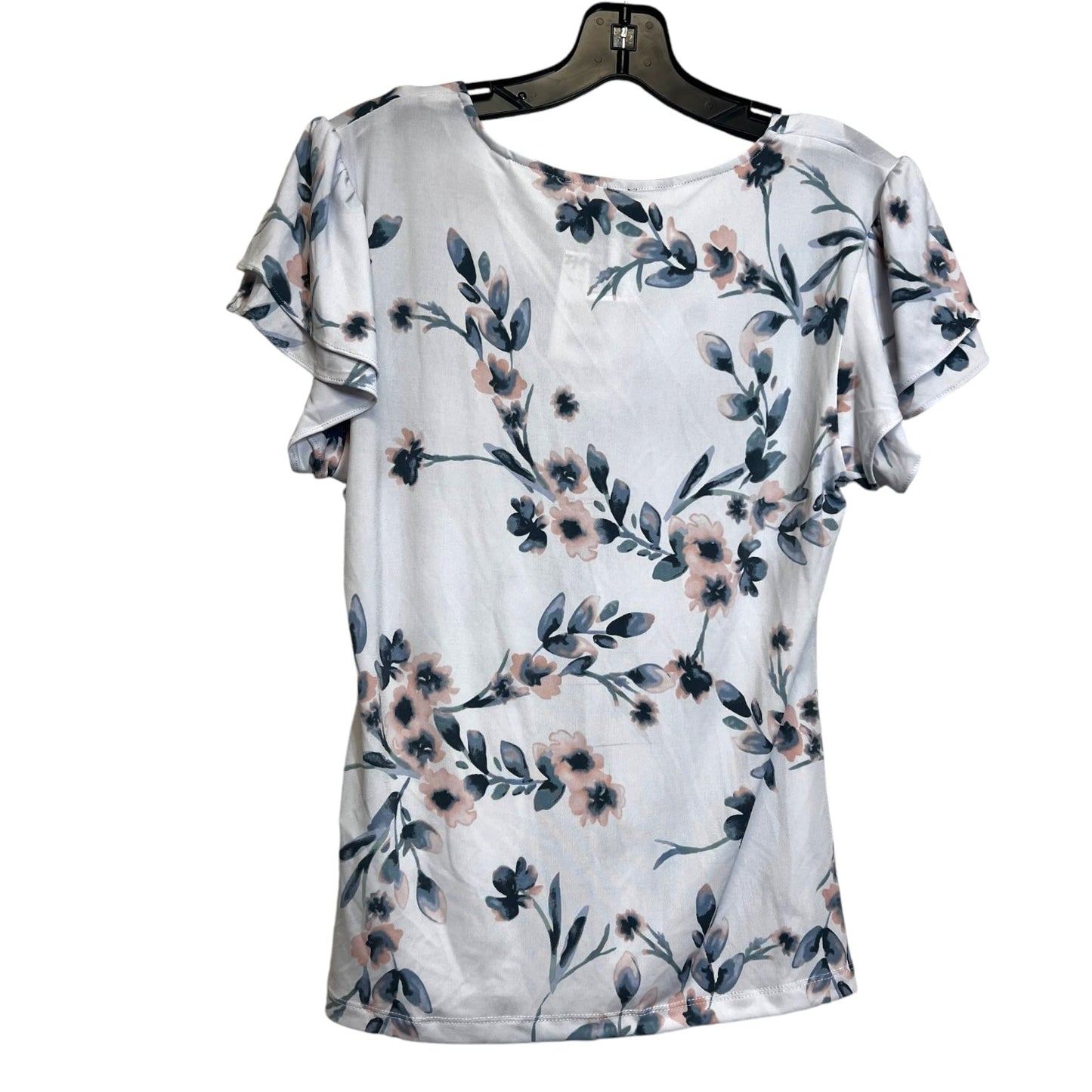 Top Short Sleeve By Tahari In Flowered, Size: S