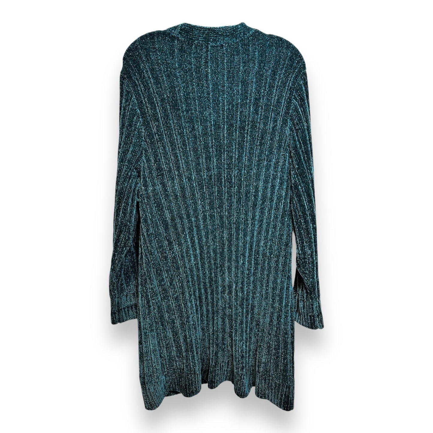 Cardigan By Cj Banks In Green, Size: 1x