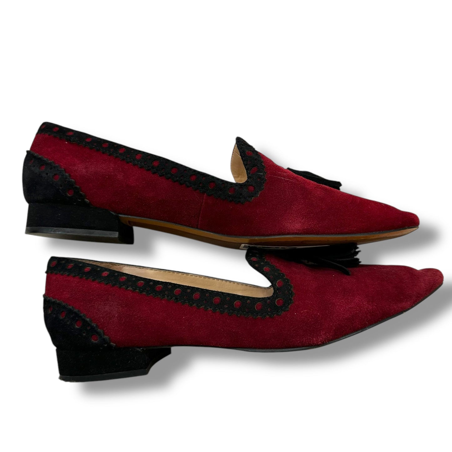 Shoes Flats By Franco Sarto In Maroon, Size: 7