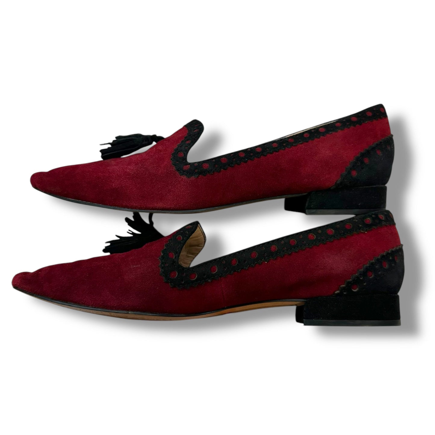 Shoes Flats By Franco Sarto In Maroon, Size: 7