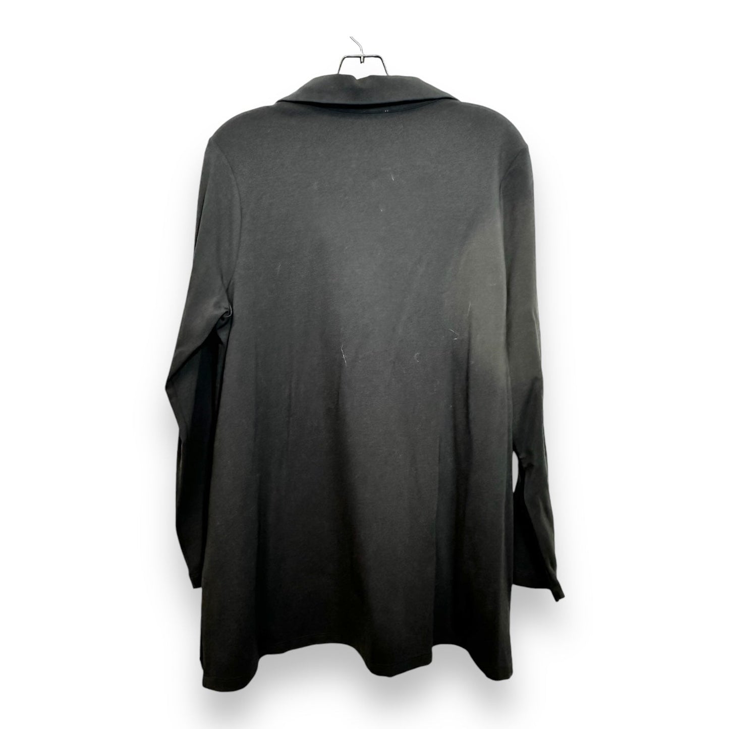 Top Long Sleeve By Chicos In Black, Size: L