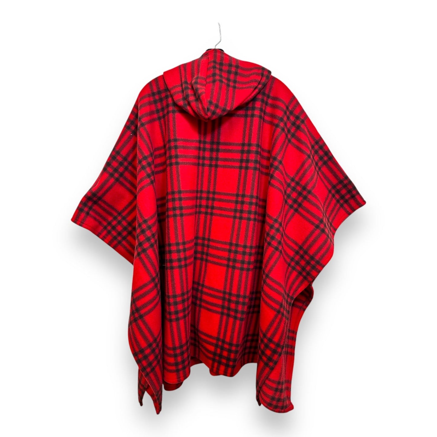 Poncho By Clothes Mentor In Red, Size: Osfm