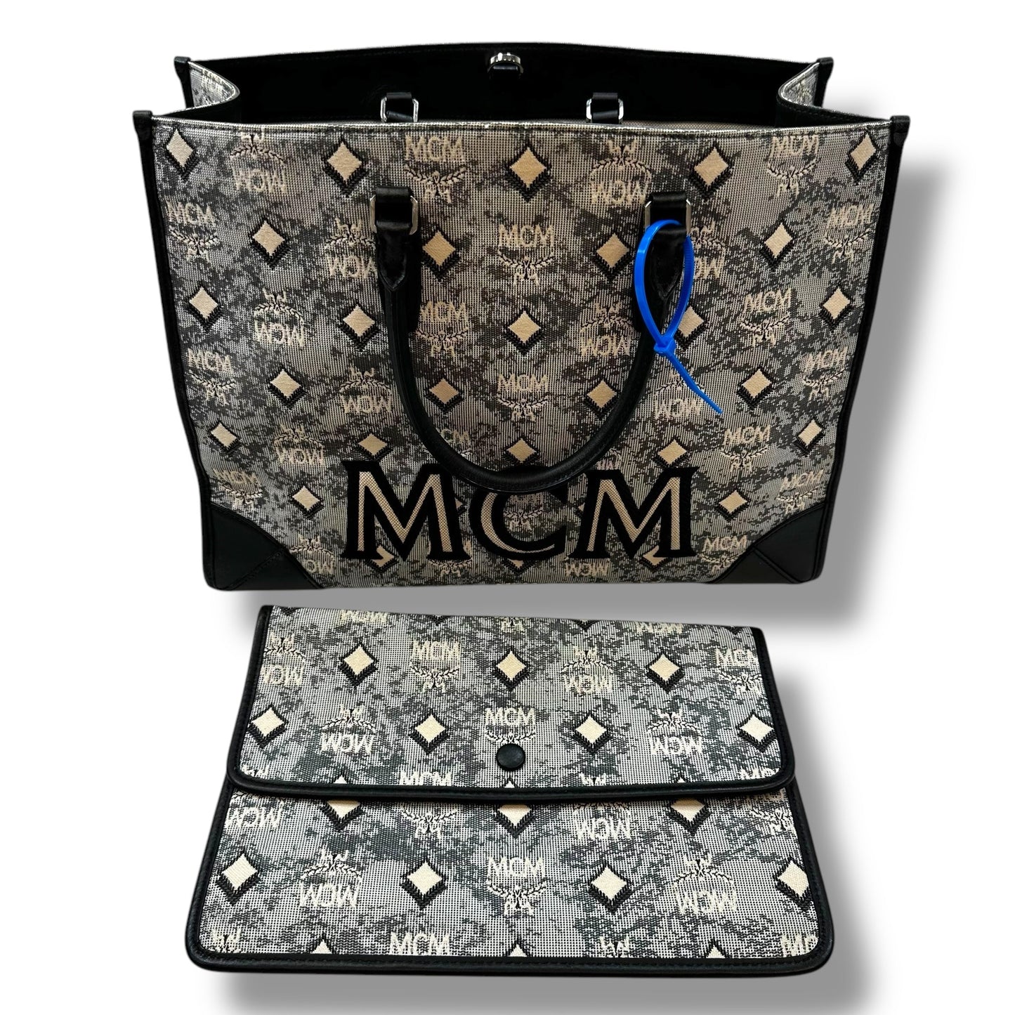 Tote Designer By Mcm, Size: Medium