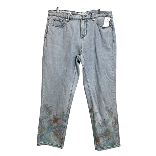 Jeans Straight By Tribal In Denim, Size: 10