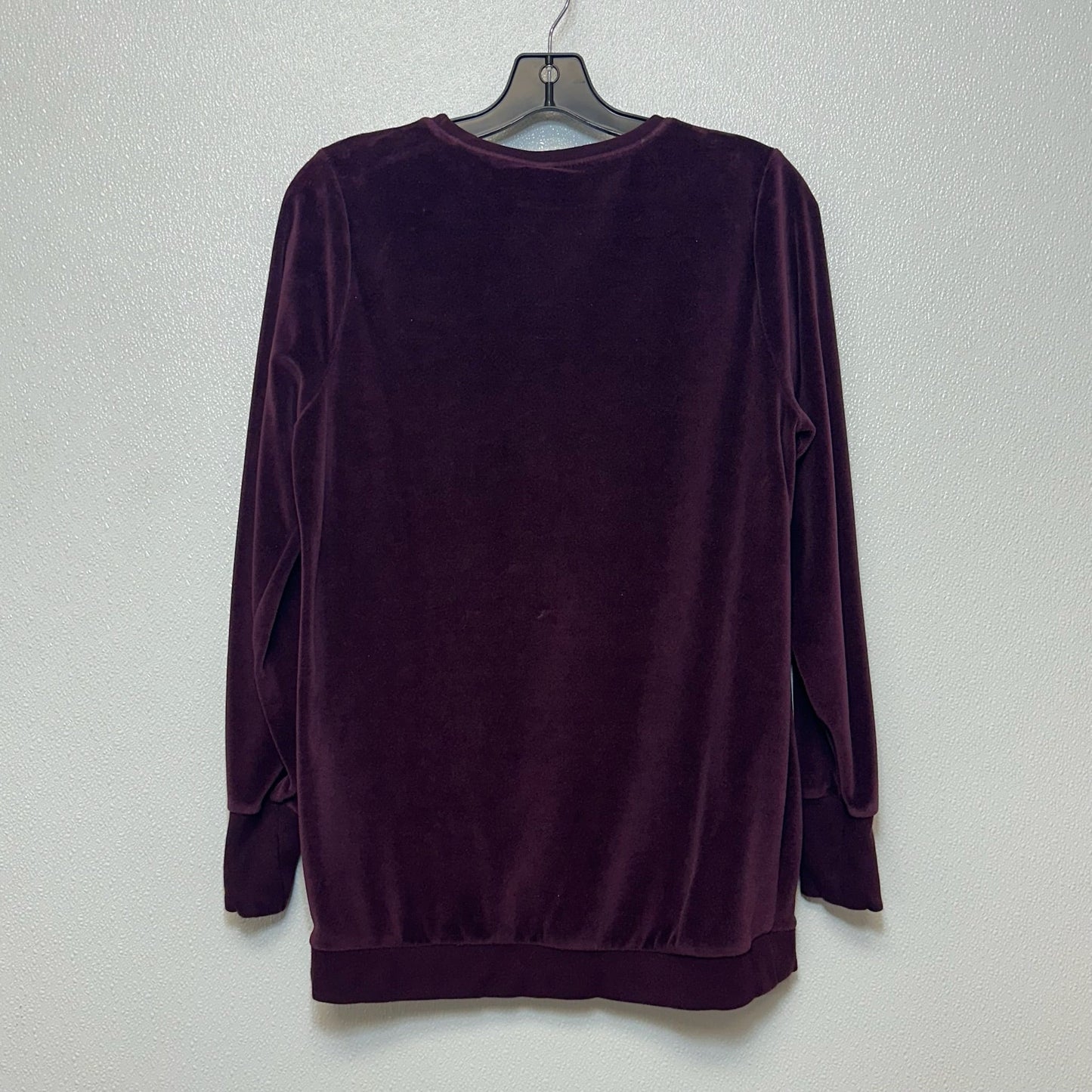 Sweatshirt Crewneck By Fabletics In Maroon, Size: S