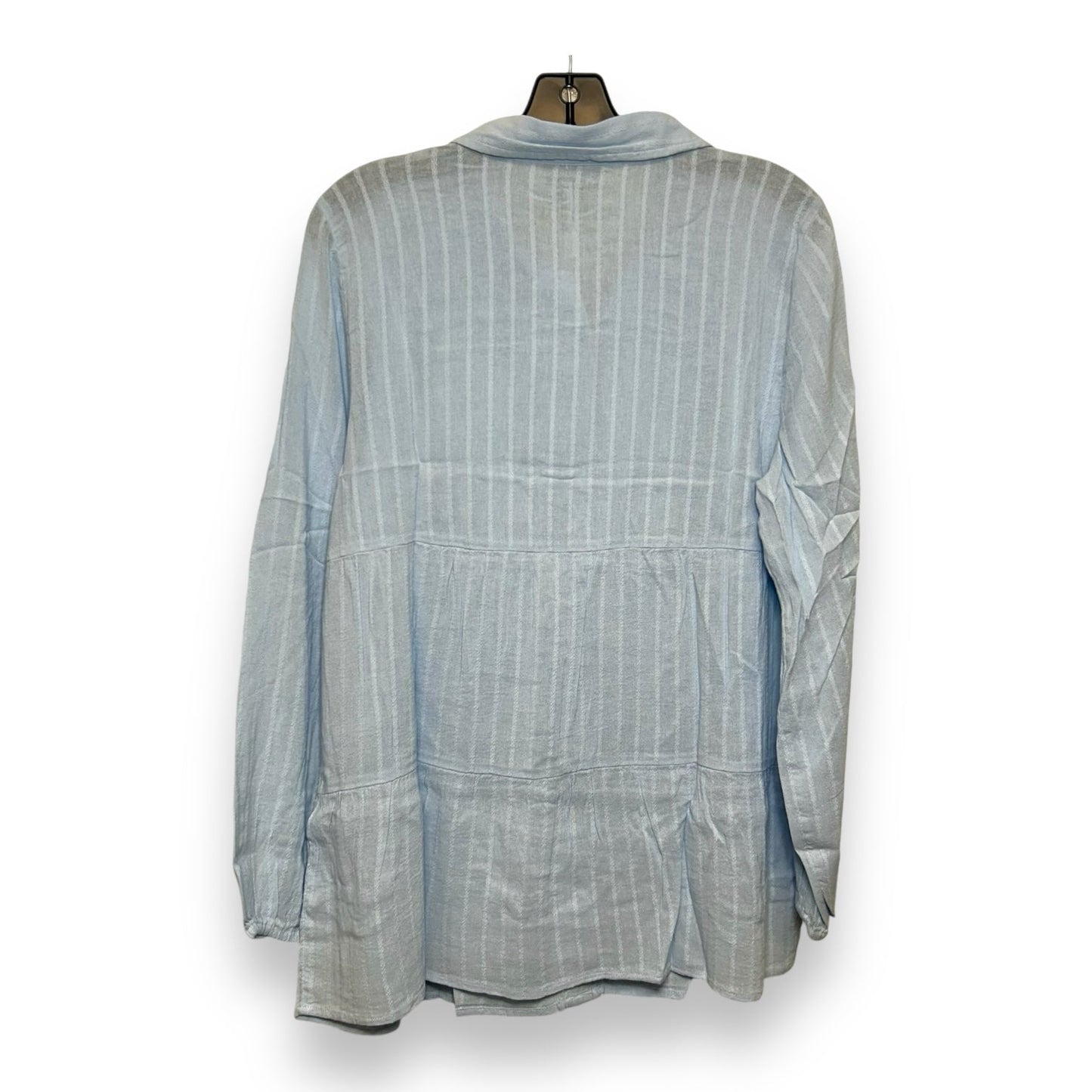 Top Long Sleeve By Style And Company In Blue, Size: M