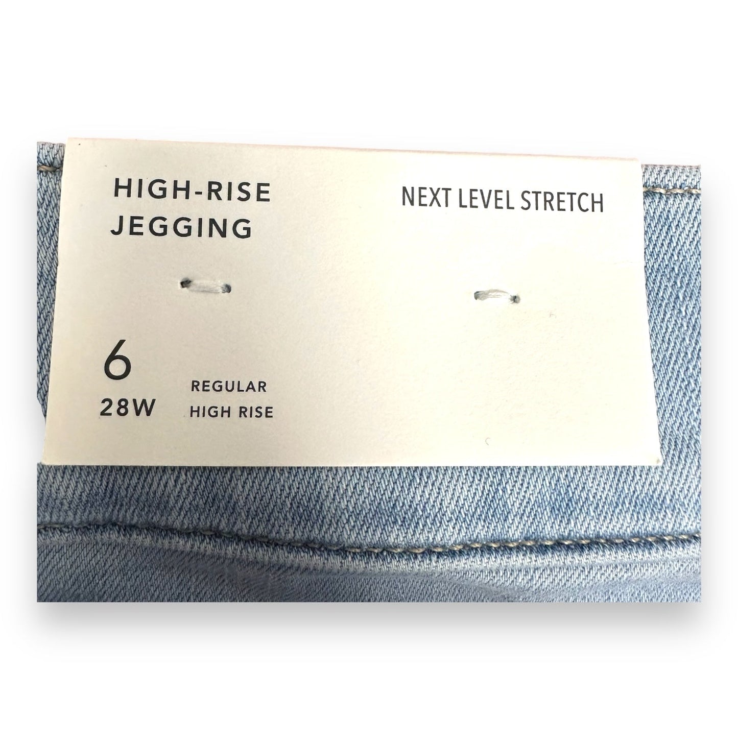 Jeans high rise Jeggings By American Eagle In Blue Denim, Size: 6