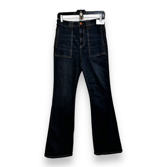 Jeans Flared By Pilcro In Blue Denim, Size: 28