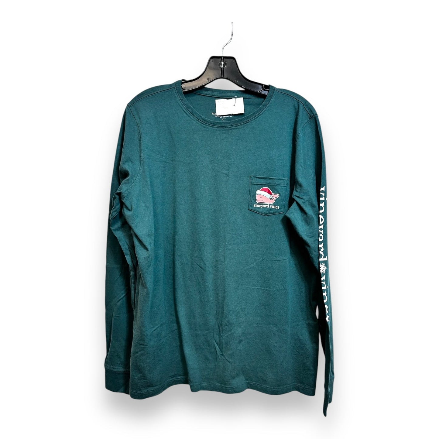 Top Long Sleeve By Vineyard Vines In Green, Size: L