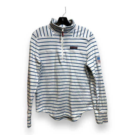 Top Long Sleeve By Vineyard Vines In Striped Pattern, Size: M