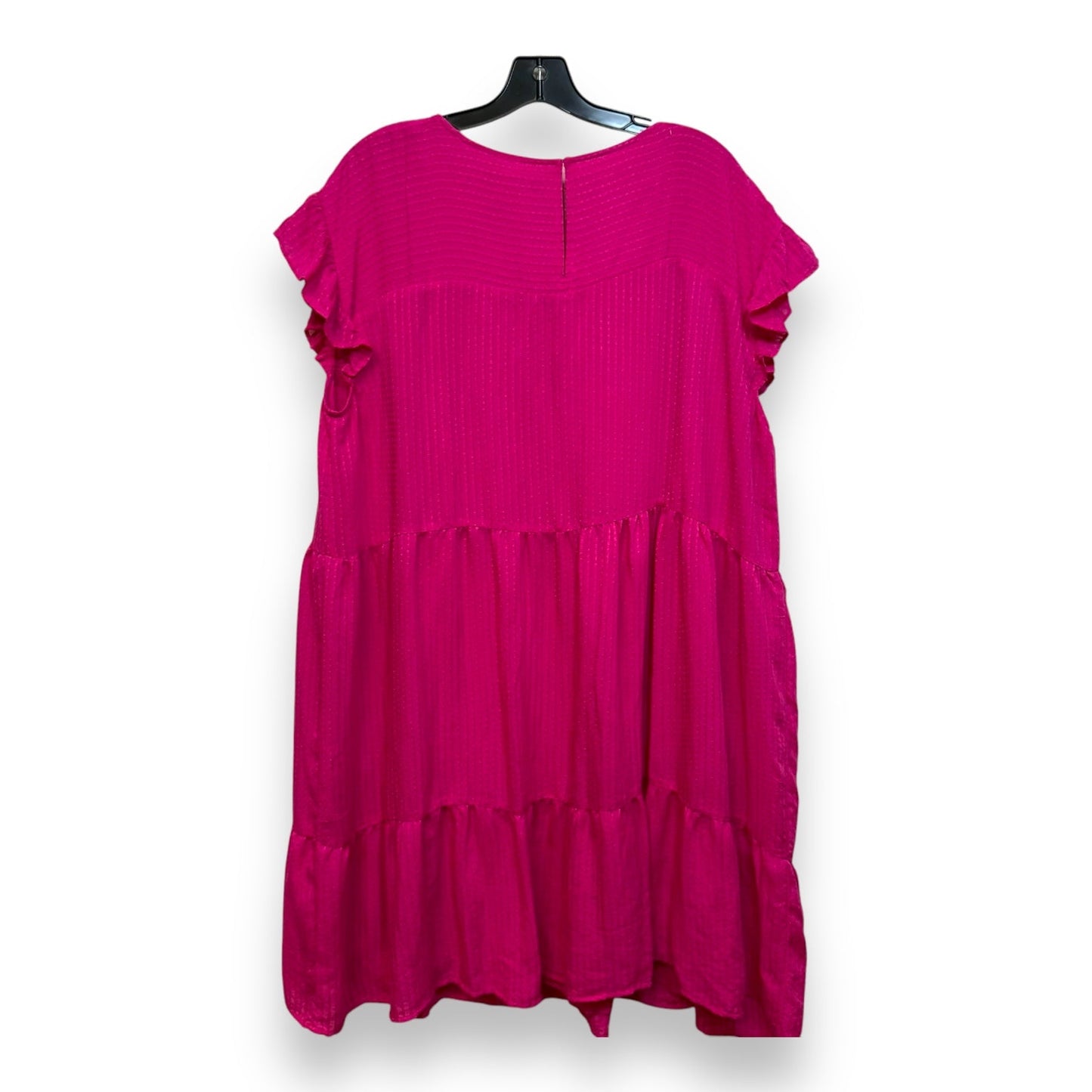 Dress Casual Midi By Loft In Pink, Size: Xxl