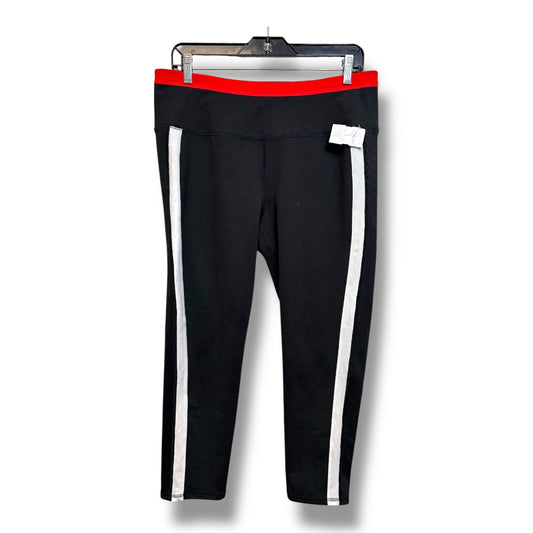 Athletic Leggings By Clothes Mentor In Black Red, Size: Xl