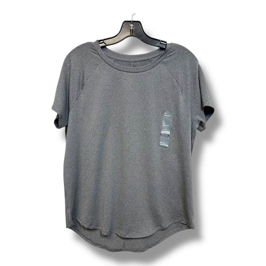 Athletic Top Short Sleeve By All In Motion In Grey, Size: M