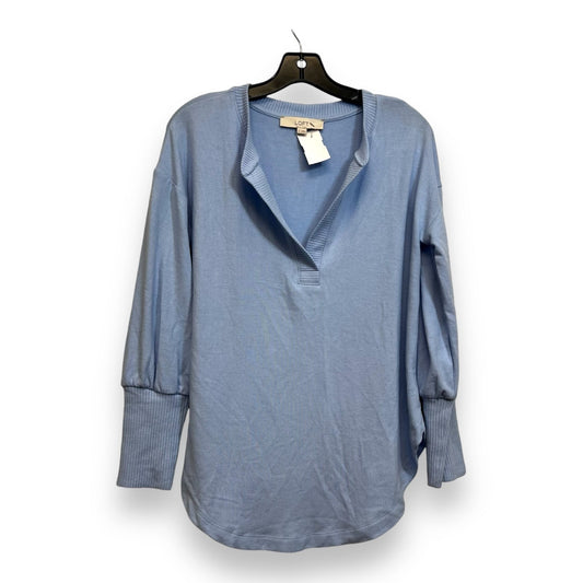 Top Long Sleeve By Loft In Blue, Size: S