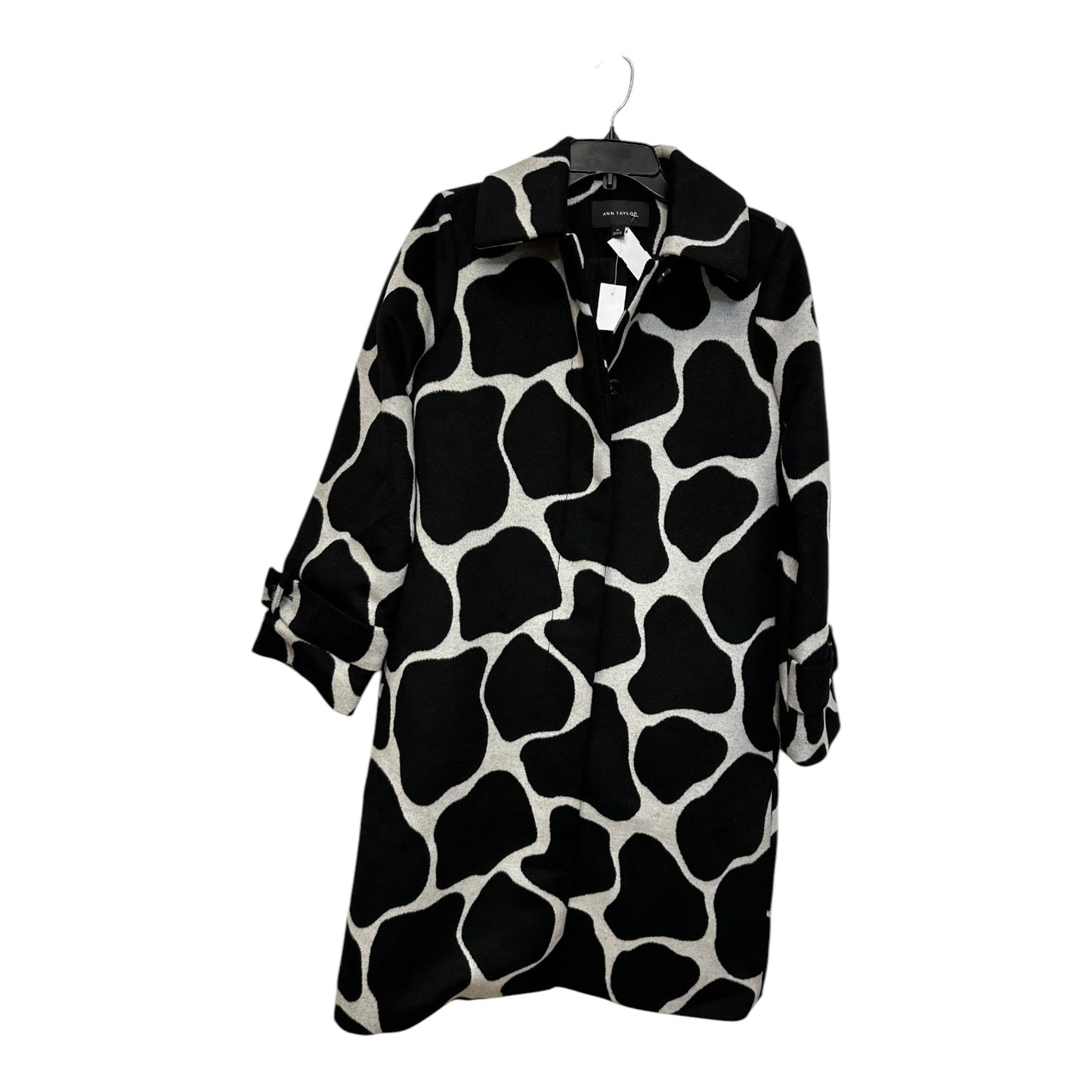 Coat Other By Ann Taylor In Black & White, Size: Xs