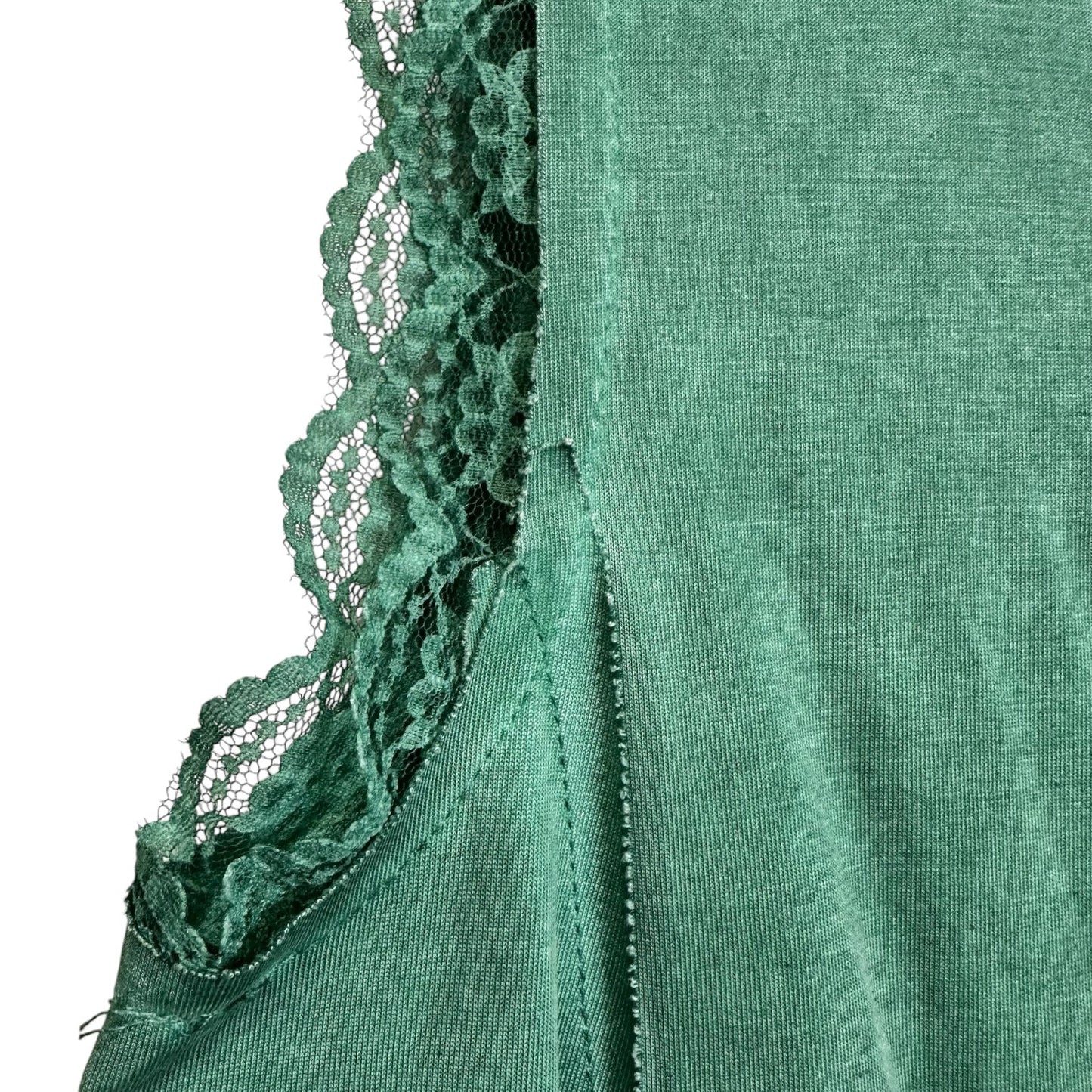 Top Sleeveless By Pol In Green, Size: L