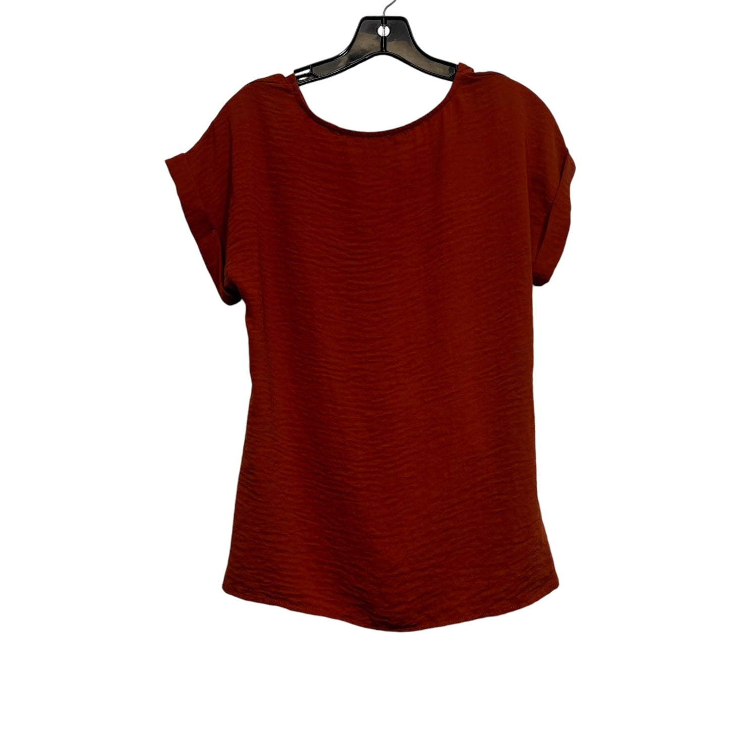 Top Short Sleeve Basic By Blue Rain In Rust, Size: S